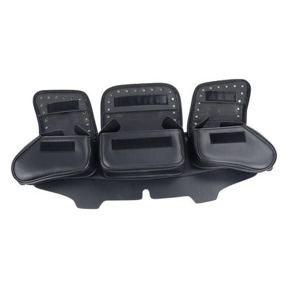 3 Pocket Windshield Bag Waterproof Fit For Harley Electra Glide FLHTC 96-13 V201-W12984189