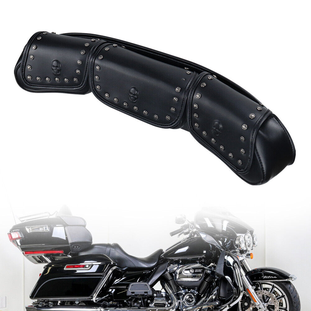 3 Pocket Windshield Bag Waterproof Fit For Harley Electra Glide FLHTC 96-13 V201-W12984189