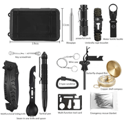 16in1 SOS Kit Outdoor Emergency Equipment Box For Camping Survival Gear V201-W12991620