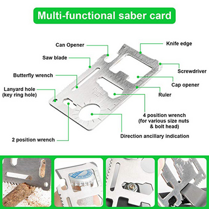 Camping Tool Emergency Survival Equipment Set Outdoor Sport Tactical Hiking Kit V201-W12991621