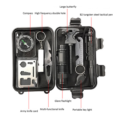 Camping Tool Emergency Survival Equipment Set Outdoor Sport Tactical Hiking Kit V201-W12991621