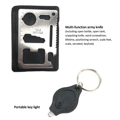 Camping Tool Emergency Survival Equipment Set Outdoor Sport Tactical Hiking Kit V201-W12991621
