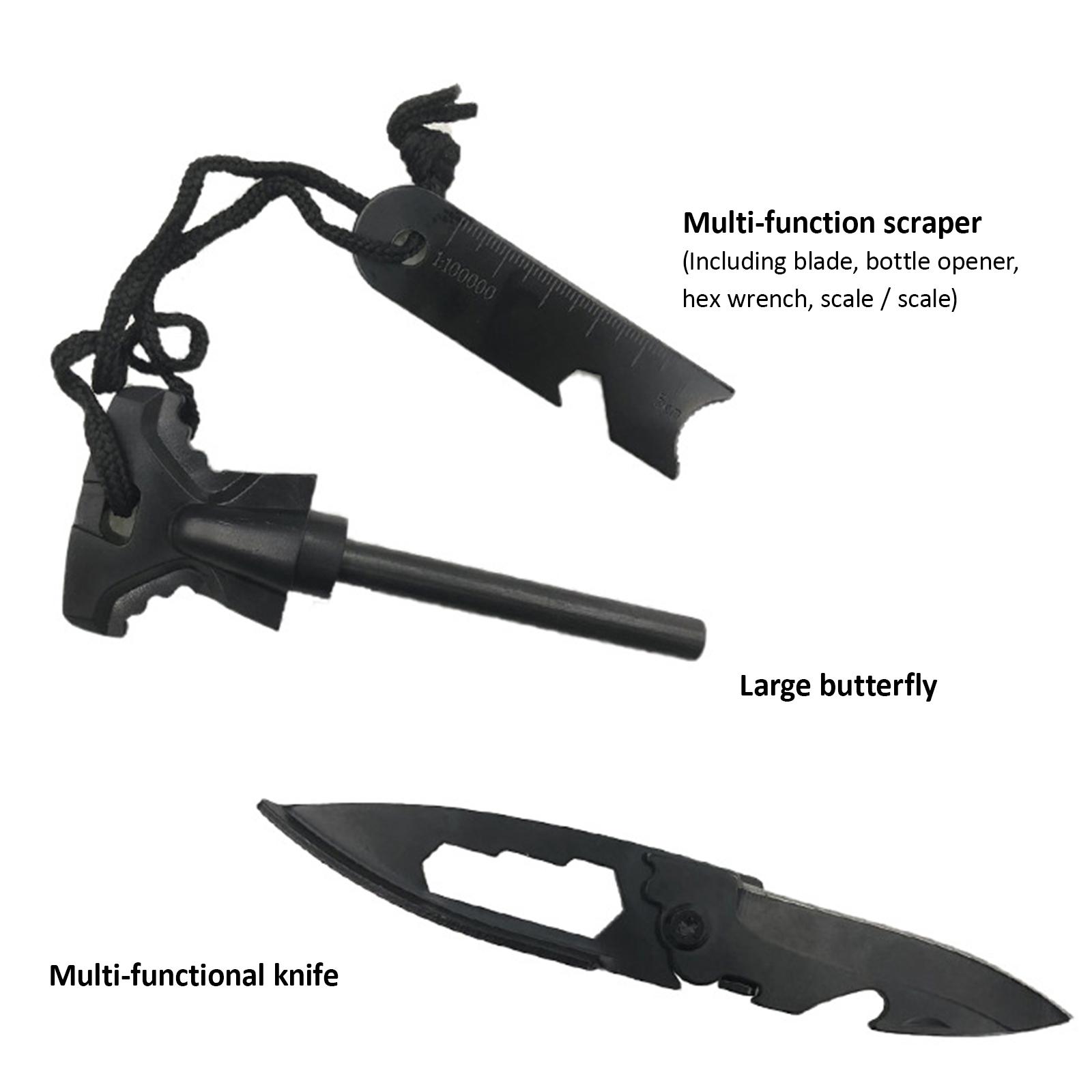 Camping Tool Emergency Survival Equipment Set Outdoor Sport Tactical Hiking Kit V201-W12991621