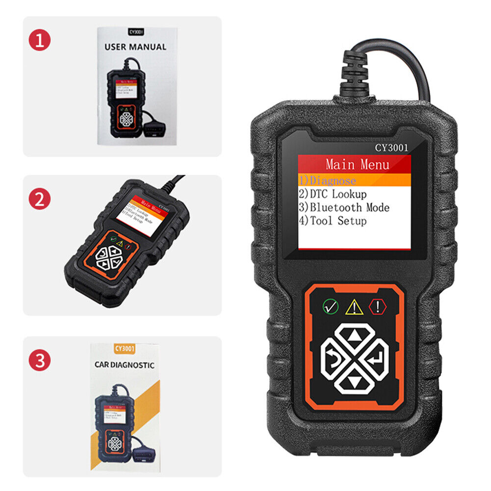 LAUNCH CY3001 Car OBD2 EOBD Scanner Auto Code Reader Engine Diagnostic Scan Tool V201-W13020221