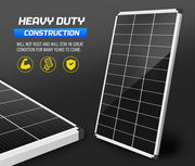 12V 130W Mono Solar Panel Kit Caravan Home Off Gird Battery Charging Power V201-W13041174