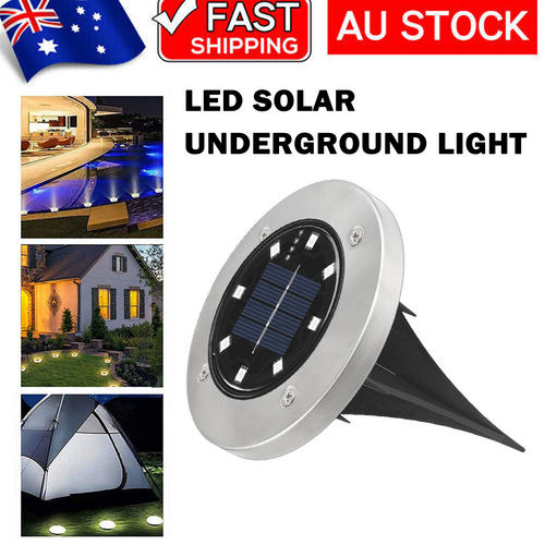 4pcs LED Solar Underground Light Waterproof Color Changing Garden Buried Lamp V201-W13043079
