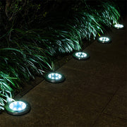 4pcs LED Solar Underground Light Waterproof Color Changing Garden Buried Lamp V201-W13043079