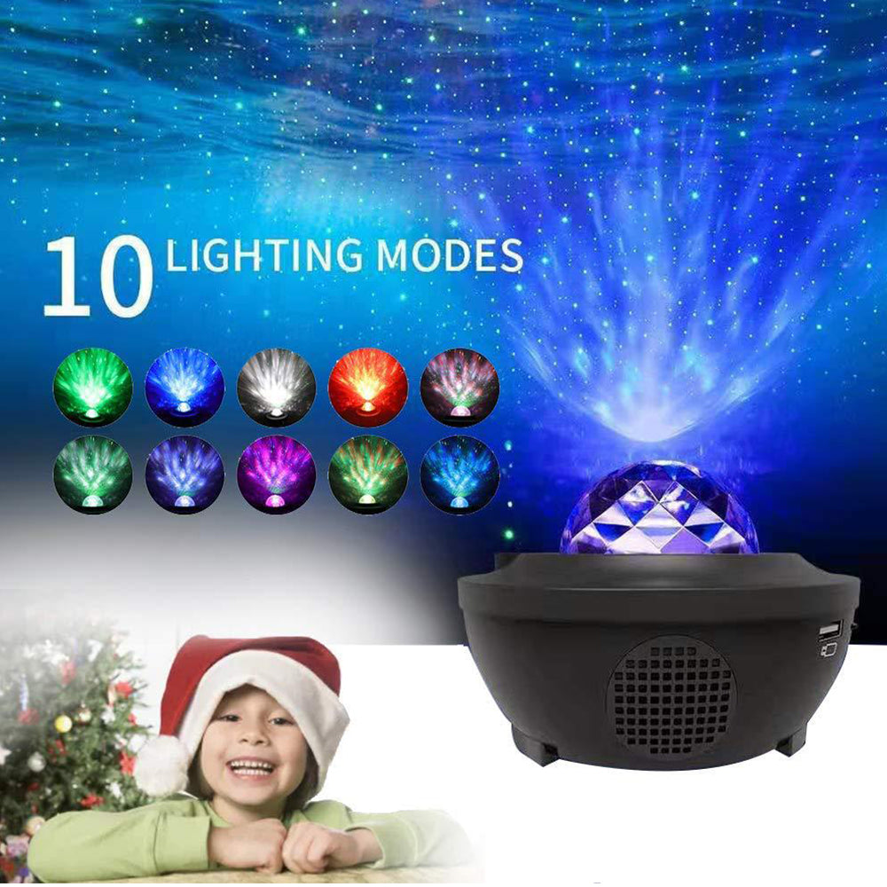 Galaxy Starry Night Light Projector Ocean Star Sky Party Baby Kids Room LED Lamp V201-W13048924