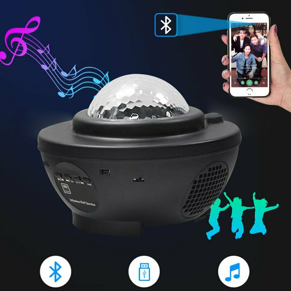 Galaxy Starry Night Light Projector Ocean Star Sky Party Baby Kids Room LED Lamp V201-W13048924