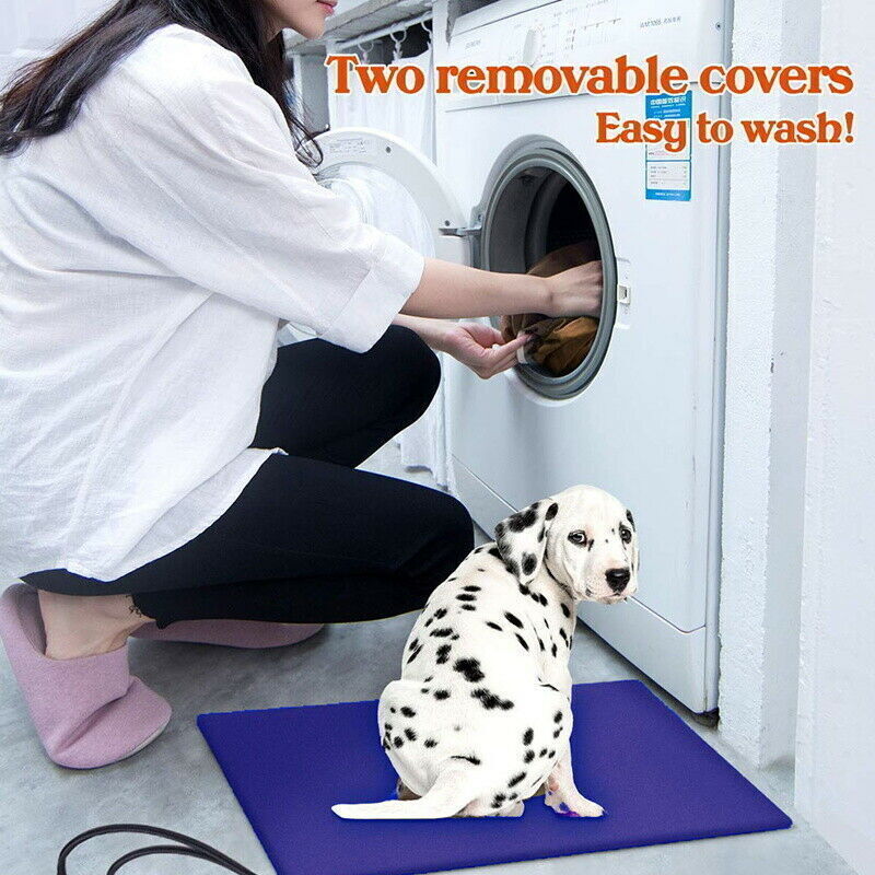 Electric Pet Heat Pad: Waterproof Heating Mat for Cat Dog Bed | Chew Resistant XL V201-W13049076