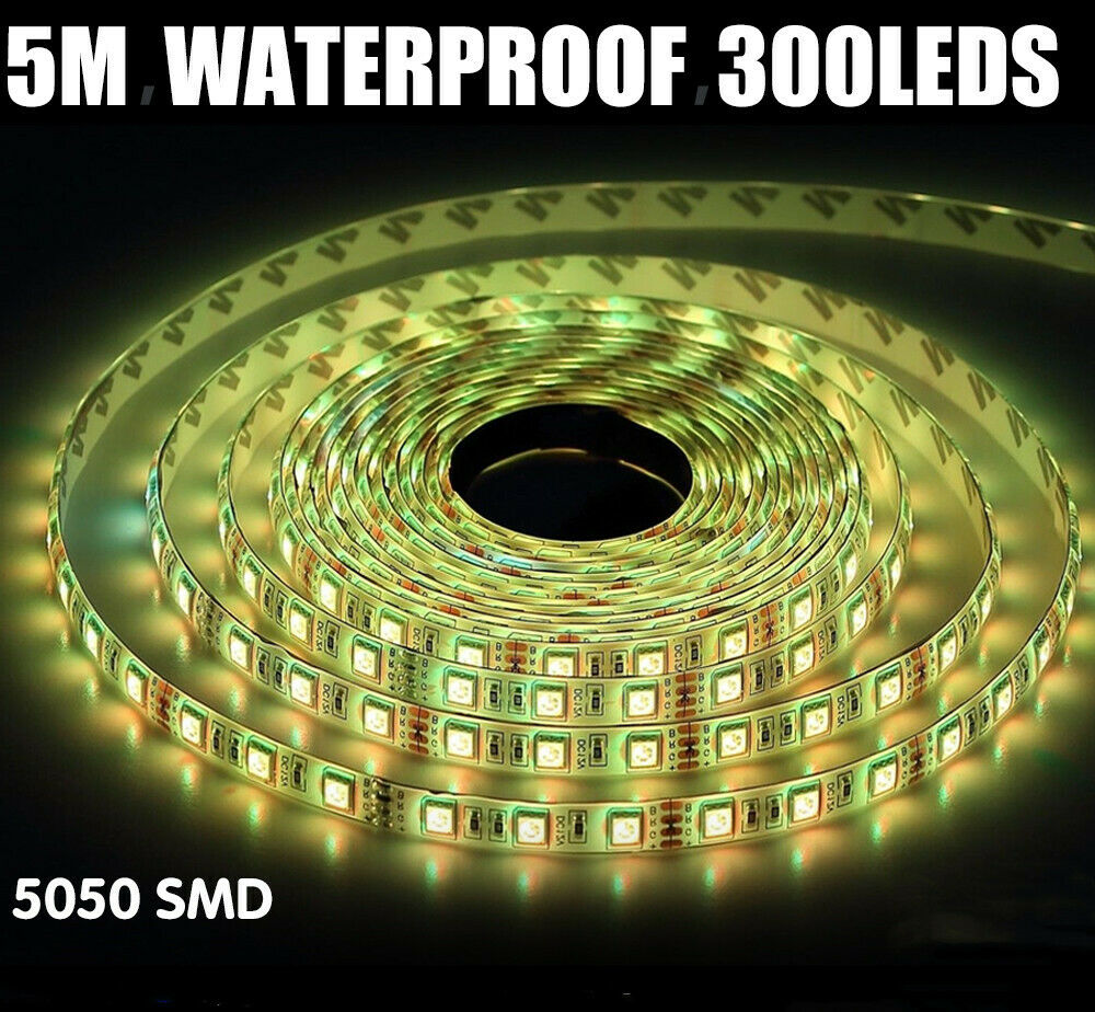 5V RGB LED Strip Lights IP65 Waterproof 5050 5M 10M 20M 300 LEDs USB Bluetooth V201-W13049673