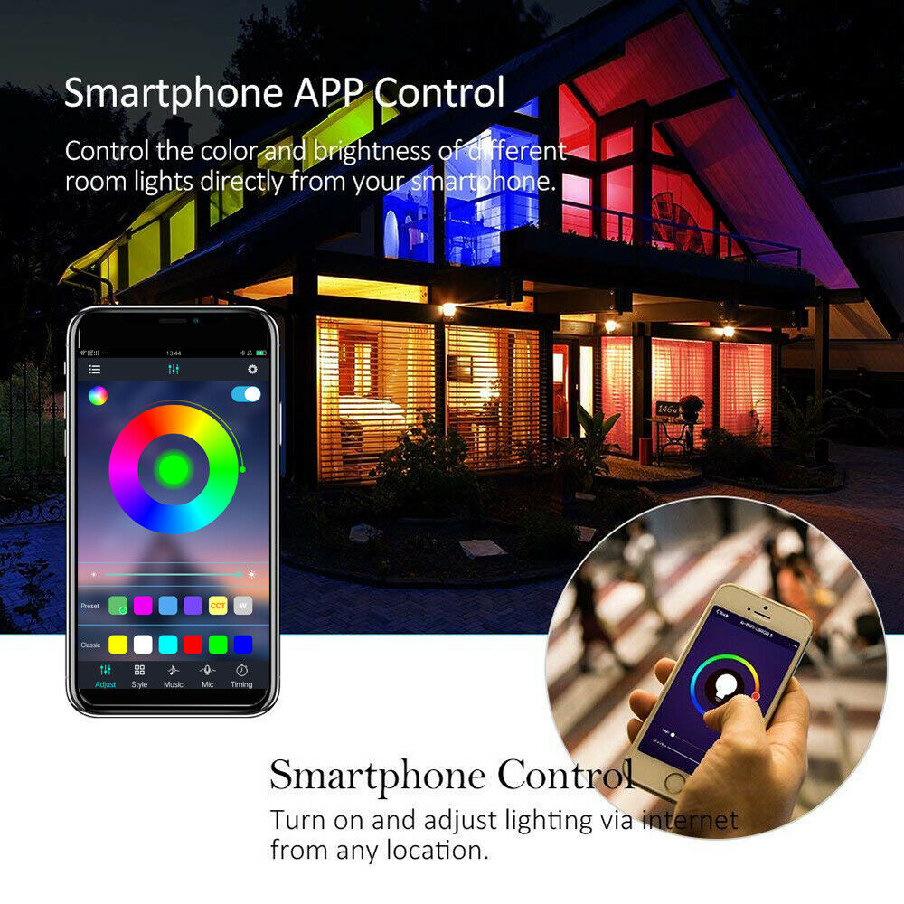 5V RGB LED Strip Lights IP65 Waterproof 5050 5M 10M 20M 300 LEDs USB Bluetooth V201-W13049673