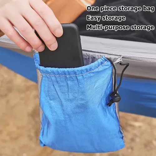 Outdoor Camping Hammock Lightweight 260x140cm Portable Travel Darkblue V201-W13050215