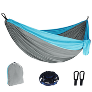 Outdoor Camping Hammock Lightweight 260x140cm Portable Travel Grey V201-W13050217