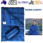 Down Camping Blanket Camping Hiking Puffy down Blanket Packable Lightweight Blue V201-W13050224