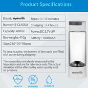 Hydrogen Water Generator Bottle SPE PEM Technology Machine - H2 Inhalation V201-W13050417
