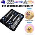Professional Pet Grooming Scissors Set Dog Shear Hair Cutting Curved Tool Kit V201-W13054736
