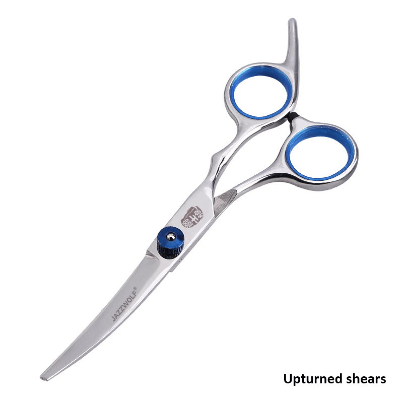 Professional Pet Grooming Scissors Set Dog Shear Hair Cutting Curved Tool Kit V201-W13054736