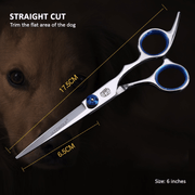 Professional Pet Grooming Scissors Set Dog Shear Hair Cutting Curved Tool Kit V201-W13054736