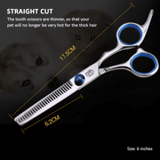 Professional Pet Grooming Scissors Set Dog Shear Hair Cutting Curved Tool Kit V201-W13054736