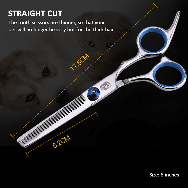 Professional Pet Grooming Scissors Set Dog Shear Hair Cutting Curved Tool Kit V201-W13054736