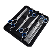 Professional Pet Grooming Scissors Set Dog Shear Hair Cutting Curved Tool Kit V201-W13054736