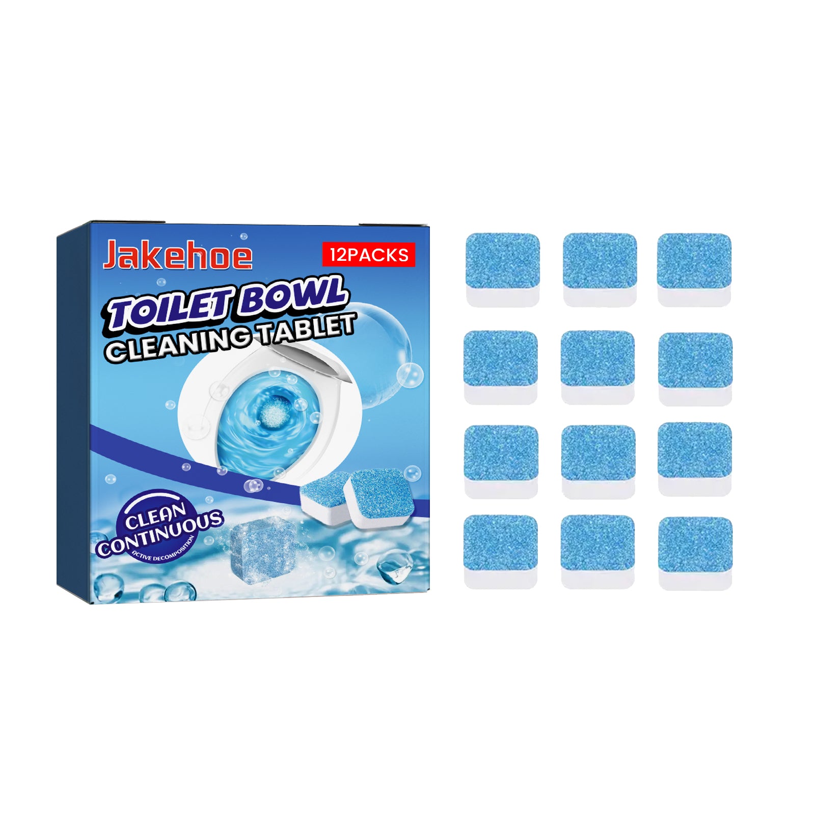Toilet Bowl Cleaning Tablets Multi-Effect Decontamination, Descaling, Urine Stains, Toilet Cleaner, V201-W13056783