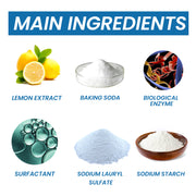 Toilet Bowl Cleaning Tablets Multi-Effect Decontamination, Descaling, Urine Stains, Toilet Cleaner, V201-W13056783