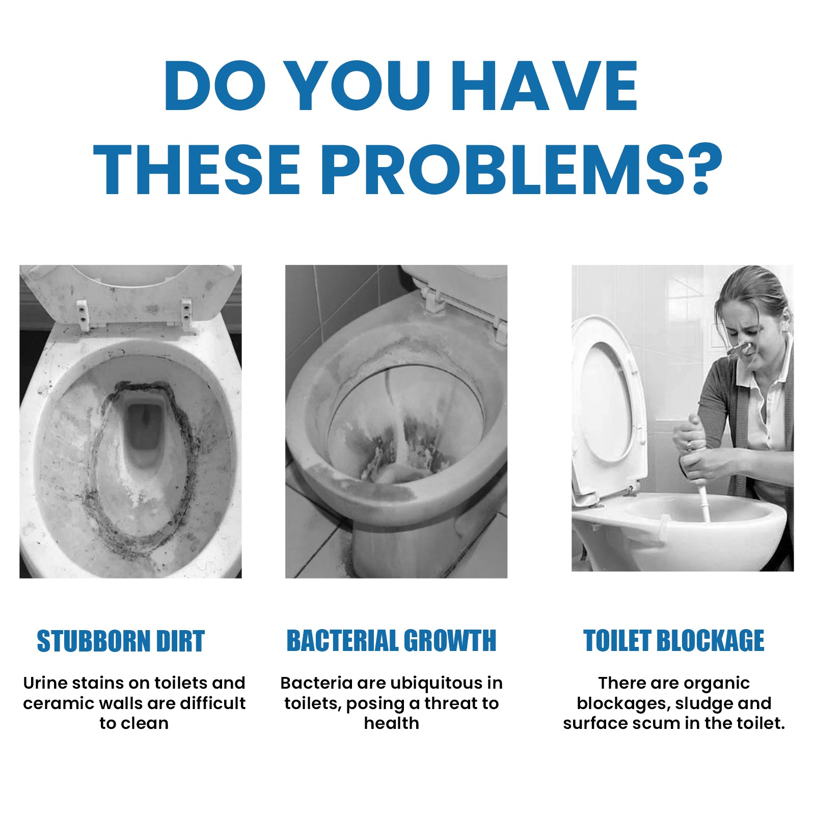 Toilet Bowl Cleaning Tablets Multi-Effect Decontamination, Descaling, Urine Stains, Toilet Cleaner, V201-W13056783