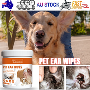 Yegbong Pet Ear Wipes, Pet Ear Cleaning Deodorizing Removing Mite And Earwax Cleaning Wipes V201-W13056848
