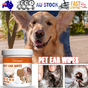Yegbong Pet Ear Wipes, Pet Ear Cleaning Deodorizing Removing Mite And Earwax Cleaning Wipes V201-W13056848
