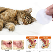 Yegbong Pet Ear Wipes, Pet Ear Cleaning Deodorizing Removing Mite And Earwax Cleaning Wipes V201-W13056848