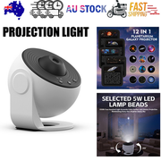 13in1 Galaxy Starry Sky Projector Night Light Rotating LED Planetarium Star Lamp V201-W13130286