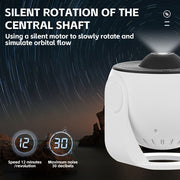 13in1 Galaxy Starry Sky Projector Night Light Rotating LED Planetarium Star Lamp V201-W13130286