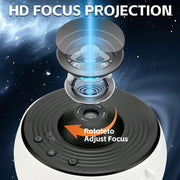 13in1 Galaxy Starry Sky Projector Night Light Rotating LED Planetarium Star Lamp V201-W13130286