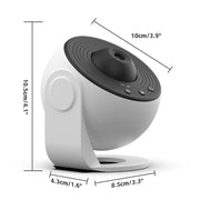13in1 Galaxy Starry Sky Projector Night Light Rotating LED Planetarium Star Lamp V201-W13130286