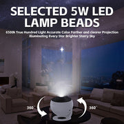 13in1 Galaxy Starry Sky Projector Night Light Rotating LED Planetarium Star Lamp V201-W13130286