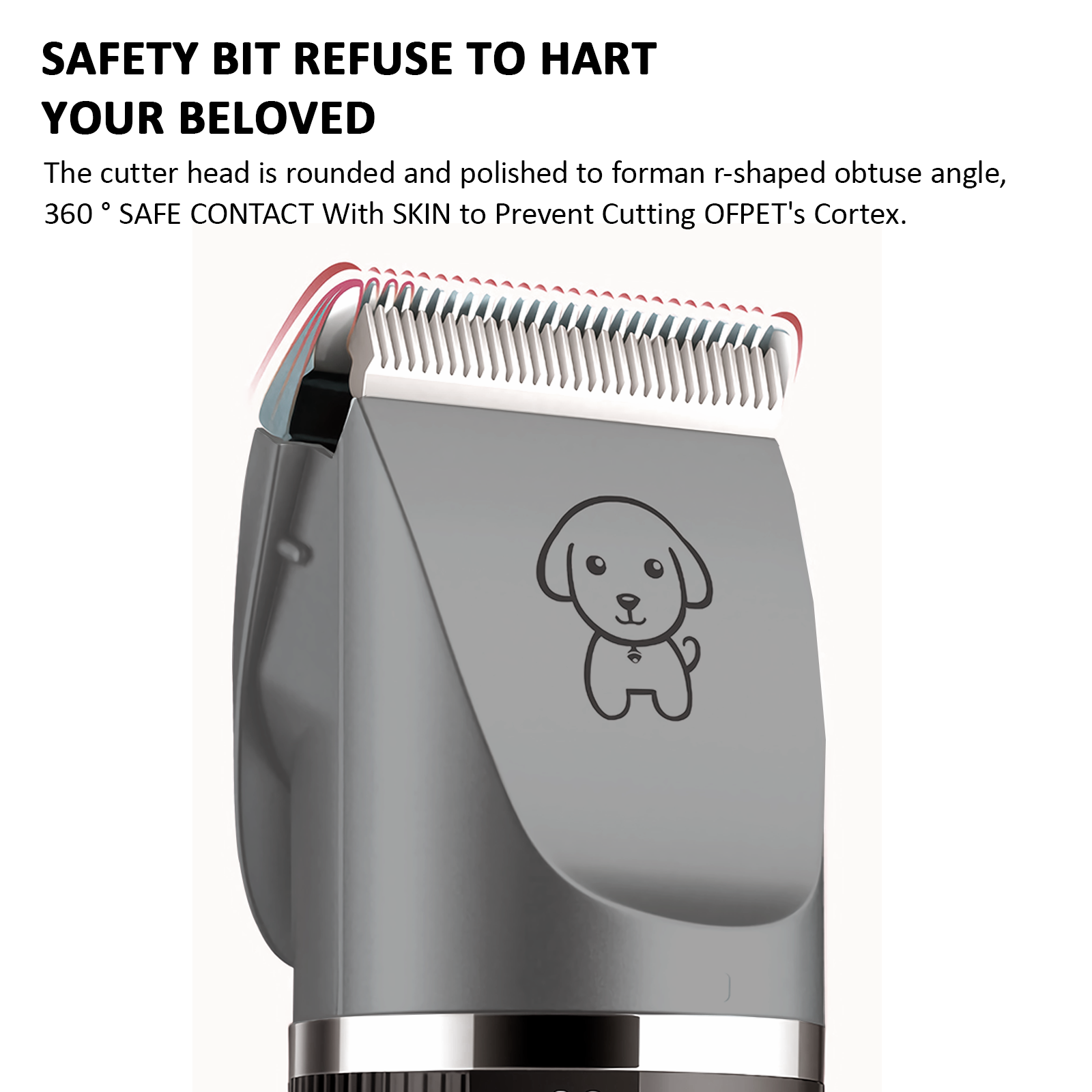 Electric Dog Cat Grooming Kit Pet Hair Shaver Trimmer Cordless Scissors Clipper Spare Head V201-W13156470