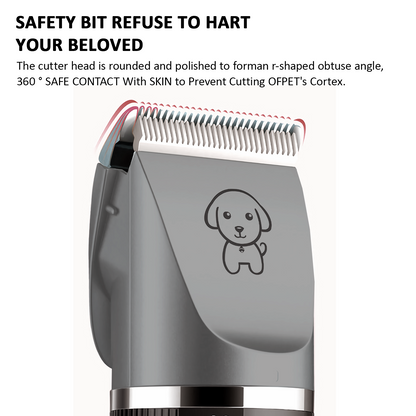 Electric Dog Cat Grooming Kit Pet Hair Shaver Trimmer Cordless Scissors Clipper Spare Head V201-W13156470