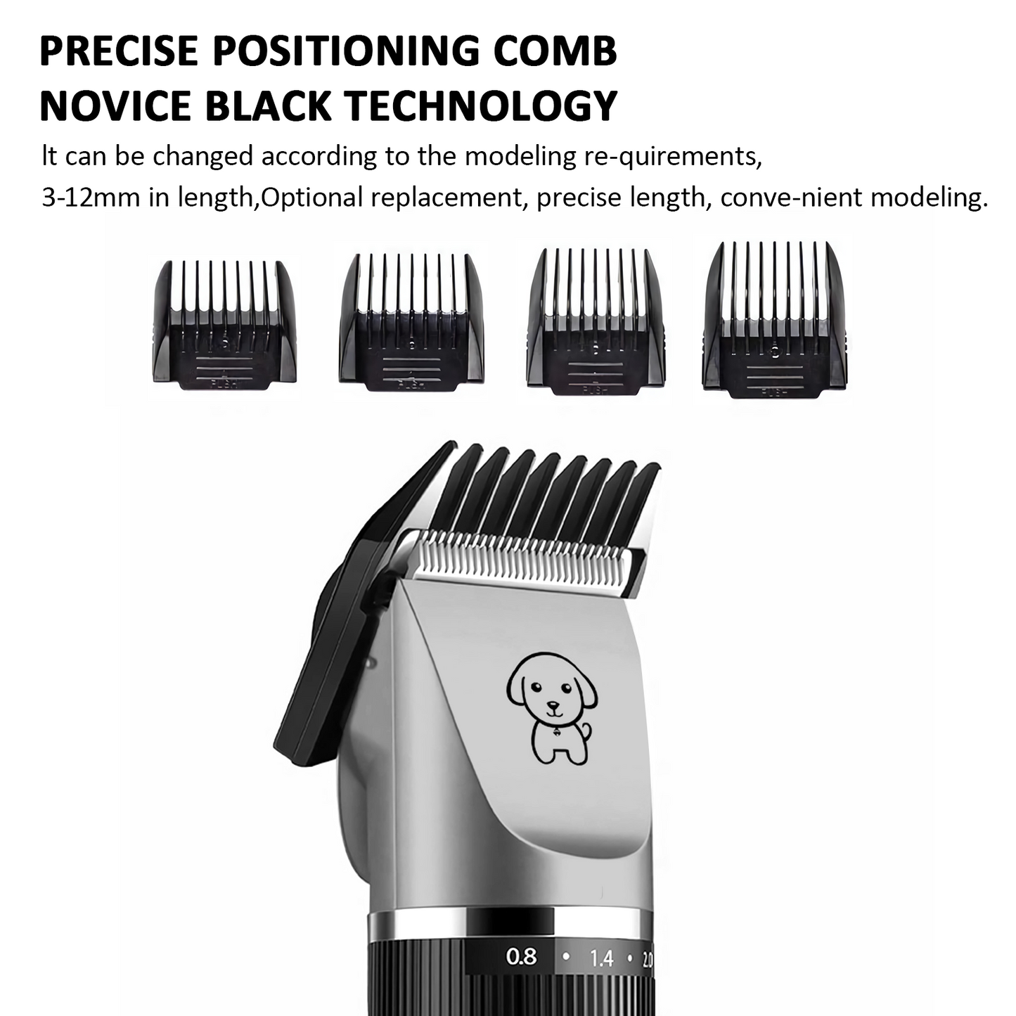 Electric Dog Cat Grooming Kit Pet Hair Shaver Trimmer Cordless Scissors Clipper Spare Head V201-W13156470