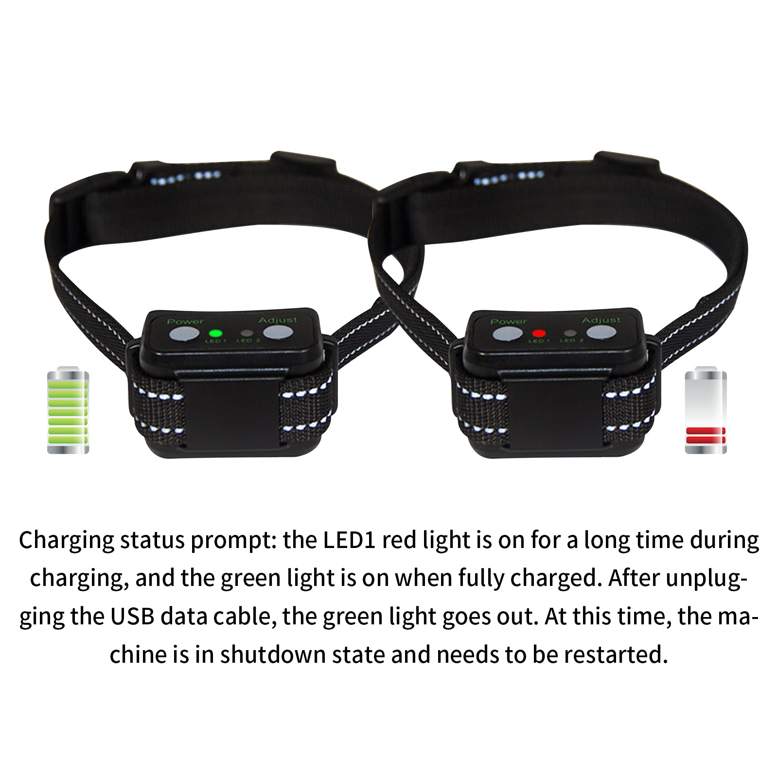 Dog Citronella Anti Bark Spray Collar Training Stop Barking Humane Rechargeable V201-W13156472