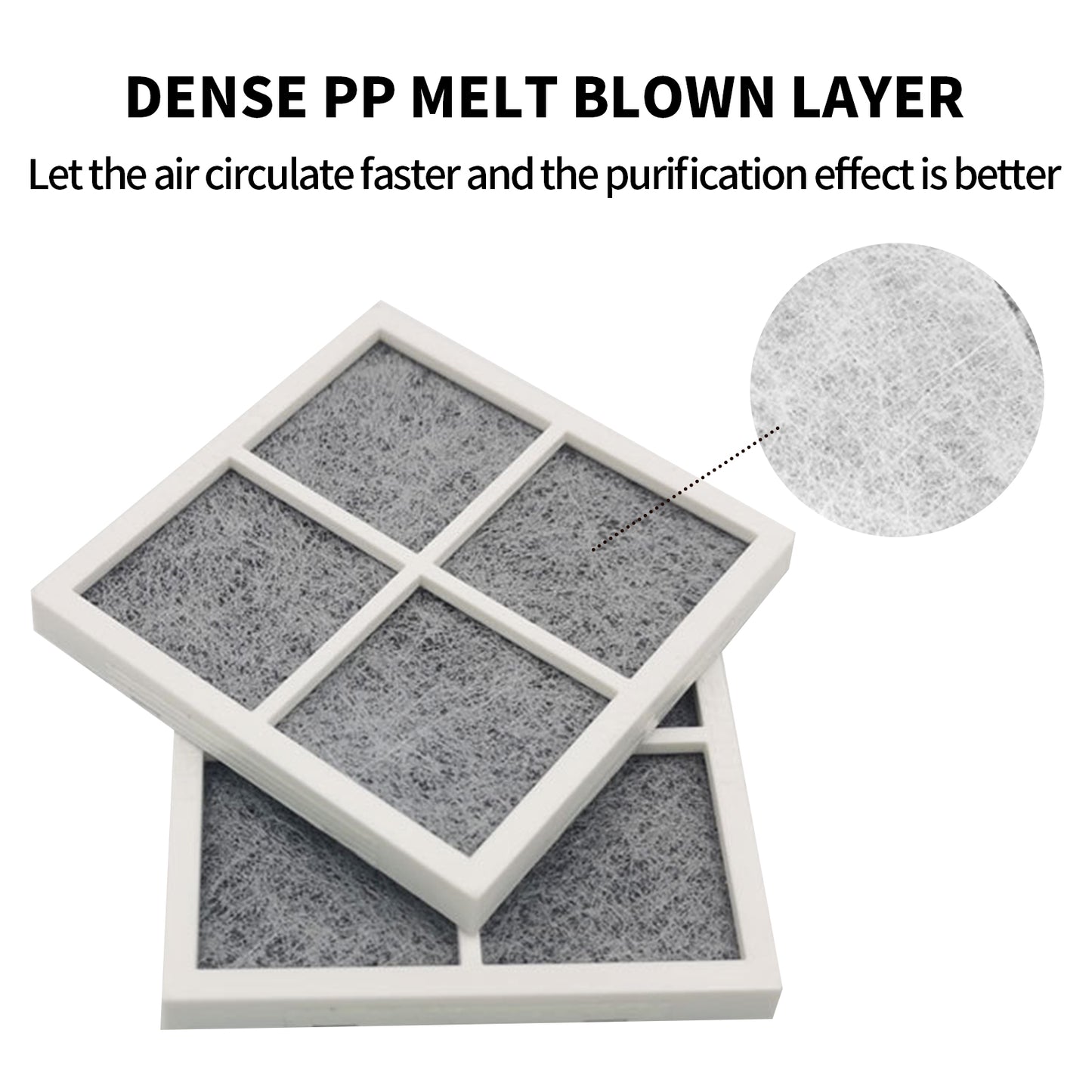 4Pcs Fridge Refridgerator Air Filter Replacement LG LT120F GF-AD910SL GF-5L712PL V201-W13165878