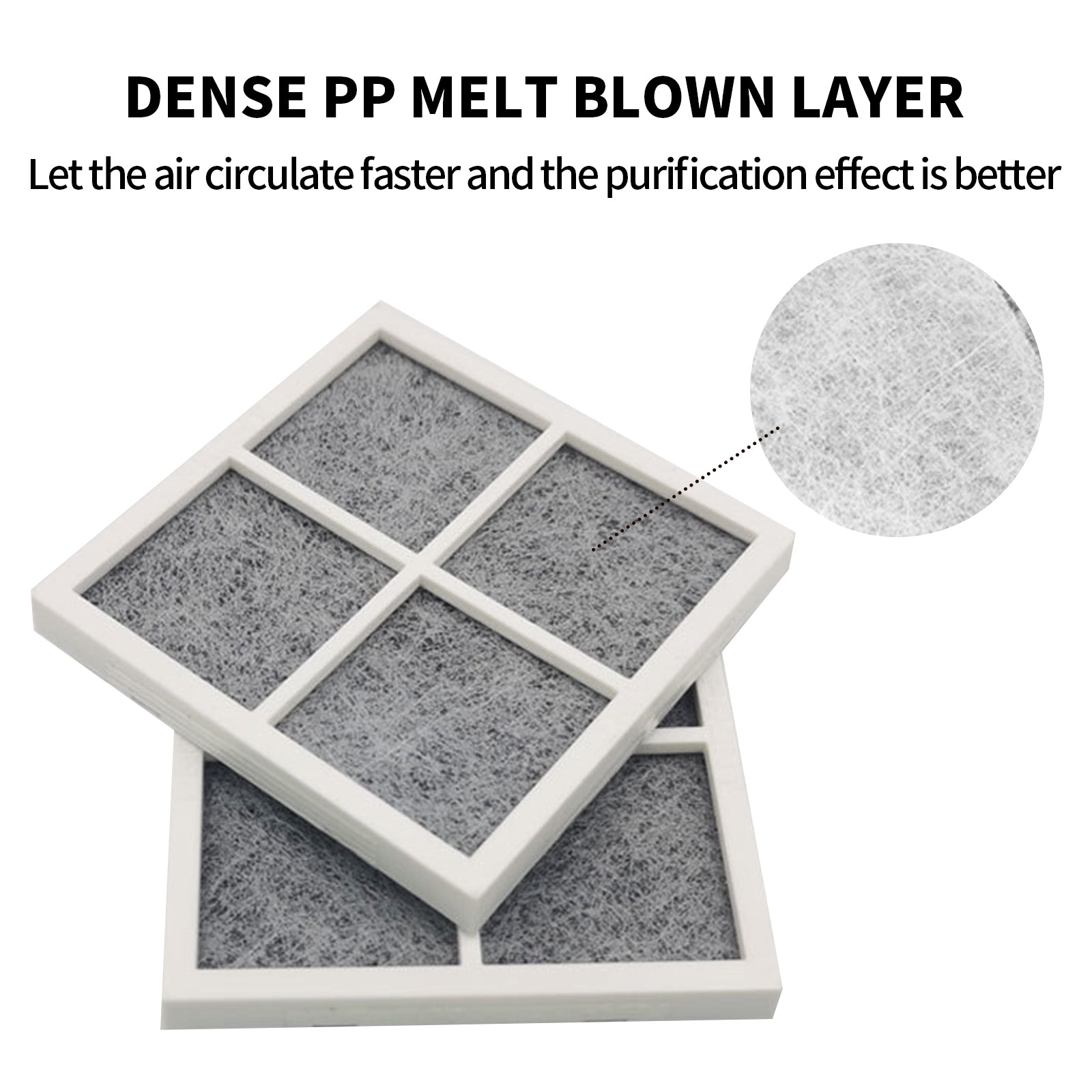 4Pcs Fridge Refridgerator Air Filter Replacement LG LT120F GF-AD910SL GF-5L712PL V201-W13165878