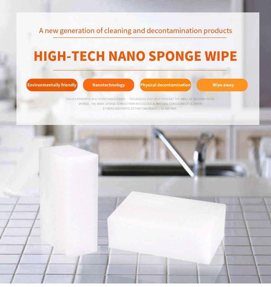 50Pcs Magic Sponge Eraser Kitchen Home Multi-function Foam Melamine Cleaner V201-W13165881