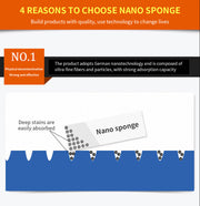 50Pcs Magic Sponge Eraser Kitchen Home Multi-function Foam Melamine Cleaner V201-W13165881