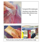 2PCS 5D Diamond Painting Kits Diamond Glue Art Kit Paint for Adults Kids DIY Gift 40x30cm V201-W13175815
