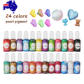 24PcS Resin Liquid Pigment Colorant Pearl Coloring Dye Epoxy Resin Colorant DIY V201-W13177948