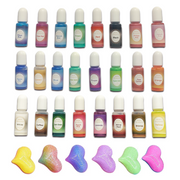 24PcS Resin Liquid Pigment Colorant Pearl Coloring Dye Epoxy Resin Colorant DIY V201-W13177948