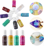 12PcS Resin Liquid Pigment Colorant Pearl Coloring Dye Epoxy Resin Colorant DIY V201-W13177949
