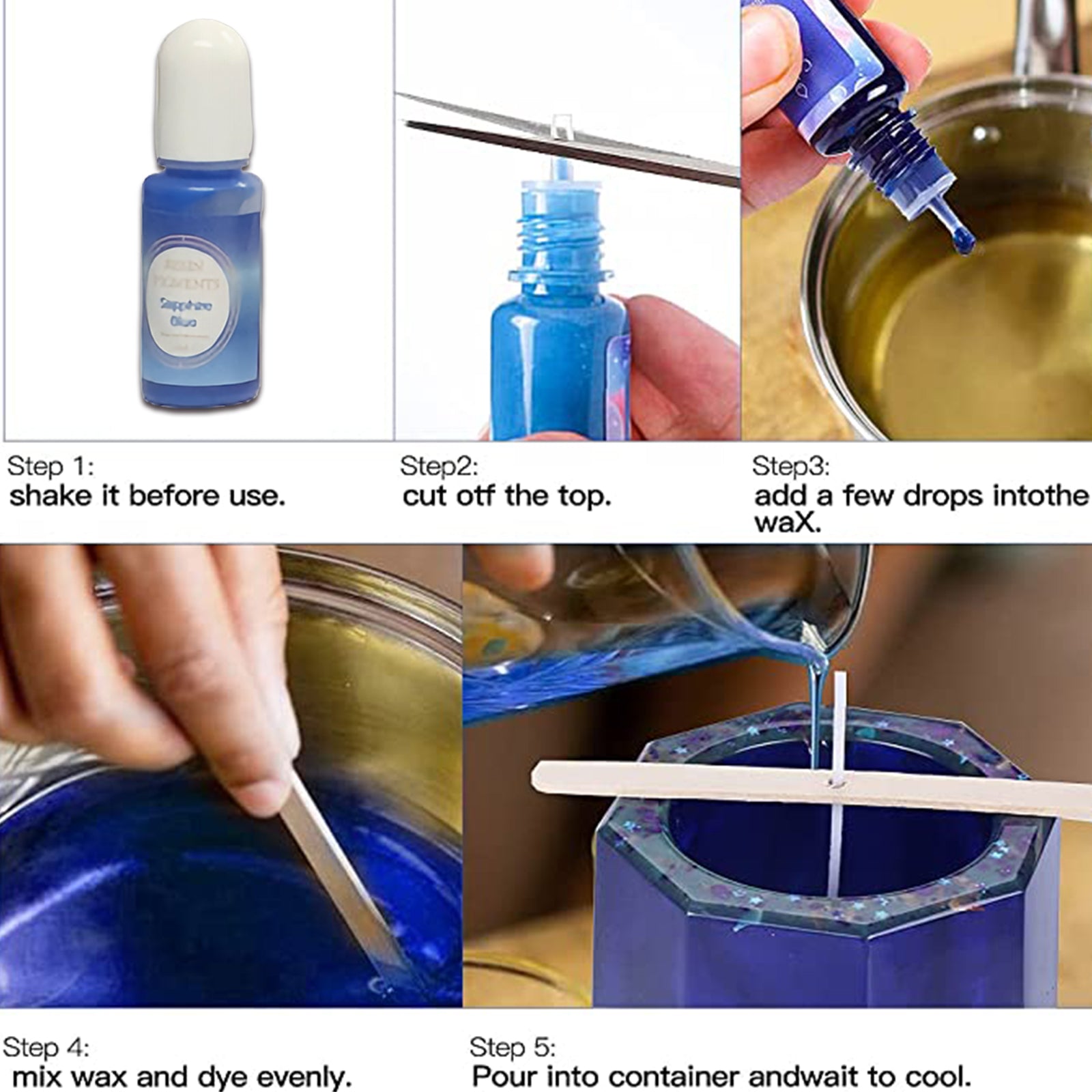 12PcS Resin Liquid Pigment Colorant Pearl Coloring Dye Epoxy Resin Colorant DIY V201-W13177949